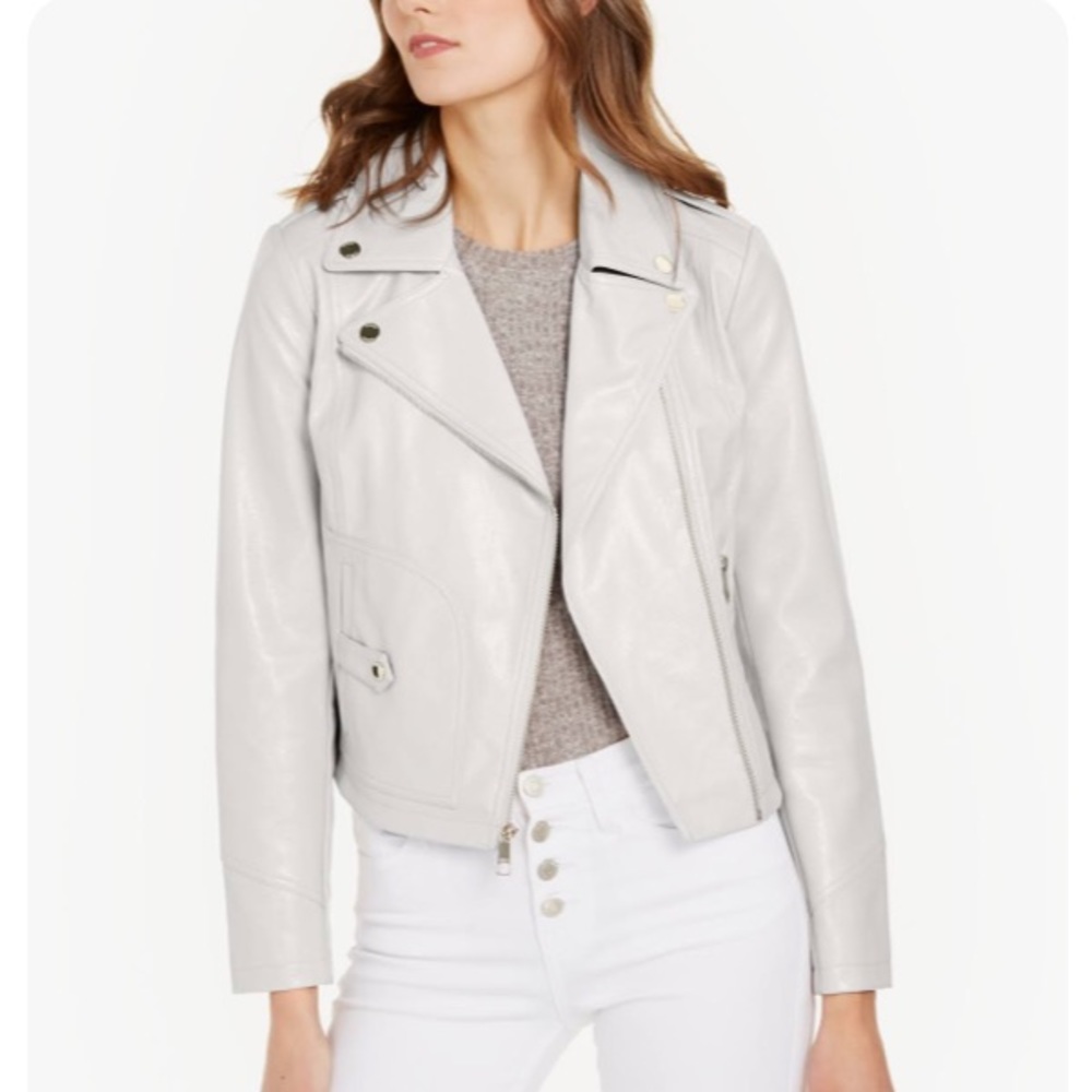 Guess Faux Leather Moto Jacket